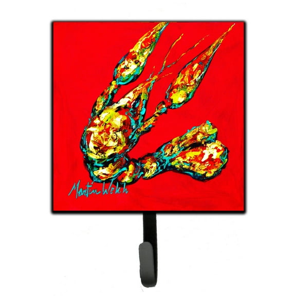 Carolines Treasures MW1034SH4 Crawfish Knuckles Leash or Key Holder 7Hx4.25W multicolor