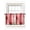 Red, variant on Green Pink Marble Tier Curtains 24 Inch Length,Sheer Curtains for Bedroom Living Room Modern Abstract Luxury Ombre Fluid Art Short Kitchen Curtains Drapes for Small Half Window 27.5"x24" 2 Panels