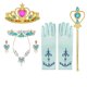 thumbnail image 1 of Disney Frozen Elsa Anna accesorios guantes varita corona conjunto de joyería Ariel peluca trenza para vestido de princesa ropa accesorios de Cosplay Gao Jinjia LED, 1 of 2