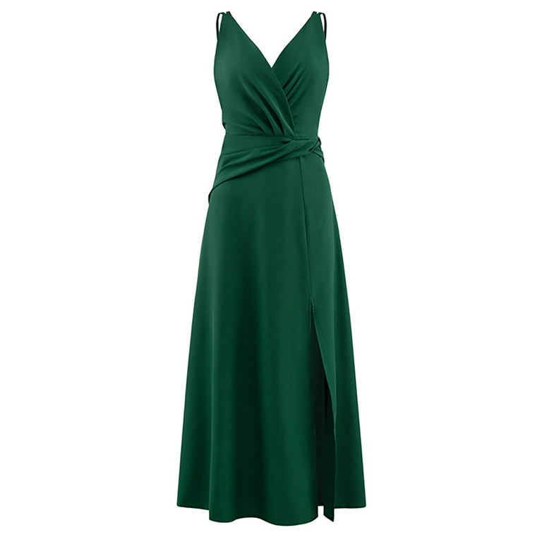 VKEKIEO Cocktail Dresses Sleeveless Party Dress for Weddings