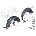thumbnail image 2 of Cubierta de guardabarros ABS Tapa de rueda de coche Timonera para MINI R56 10/2005 - 08/2010, 2 of 8