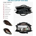 thumbnail image 5 of 2 in 1 Tote Bag Lunch Bag Combo, 2026 New Tote Bag Insulated Lunch & Travel Tote,  15.6 Inch Tote Bag with Lunch Compartment ,Large Convertible Laptop Work Handbag for Women, 5 of 9