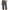 Dark Gray, variant on Avrnliq Womens Black Wide Leg Capris Mid-Rise Utility Pants Wrinkle Resistant Casual,Size 2XL