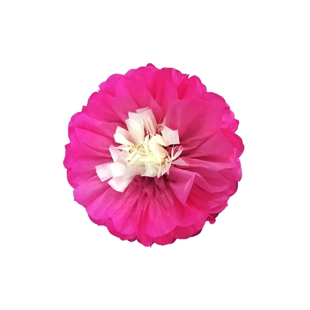 Toystoory Flores de papel Decoraciones florales para la pared Telón de fondo decorativo Flor de la boda para la decoración de la fiesta de aniversario Artesanía Fucsia 25cm Toystoory HA060500-11