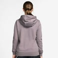 thumbnail image 2 of Nike Sportswear Club Fleece Women's Full-Zip Hoodie Color: Dark Grey Heather/White Size: S (4–6), 2 of 4