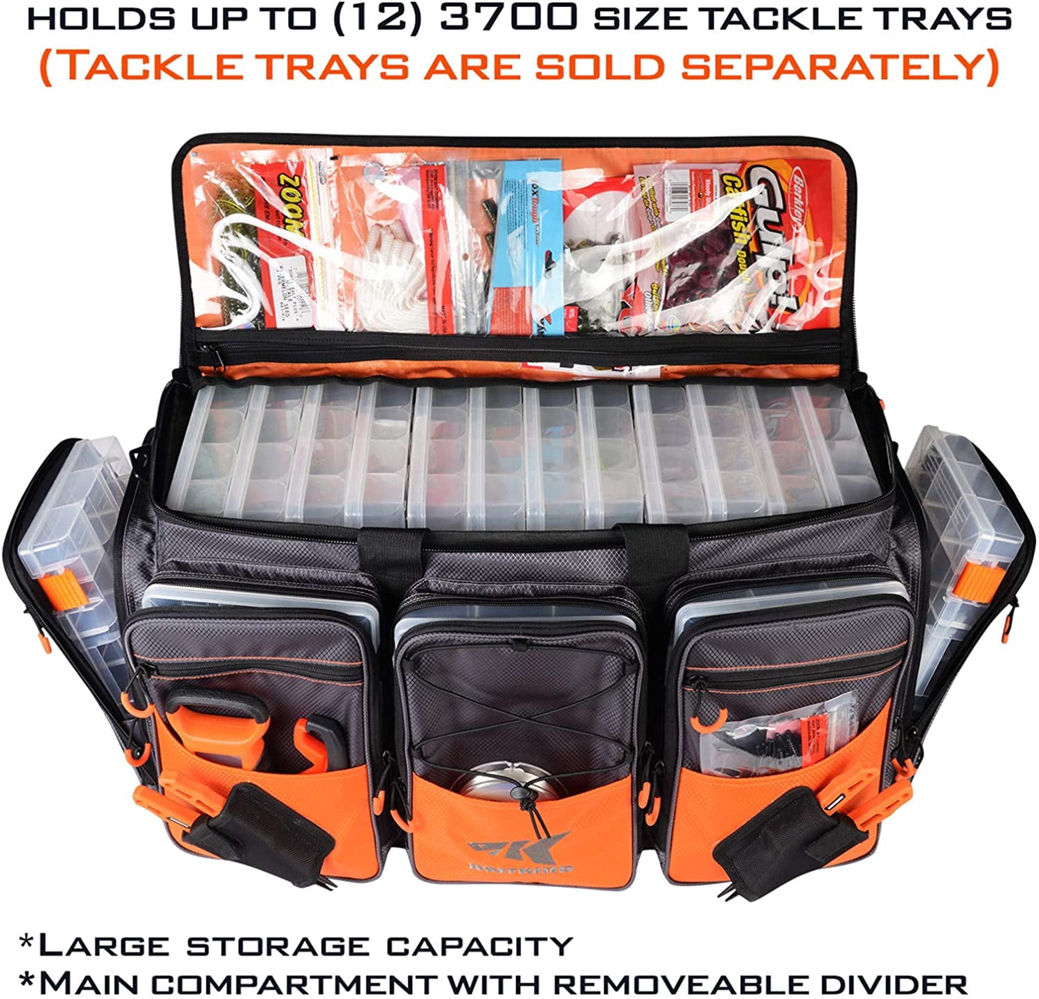 KastKing Fishing Gear & Tackle Bags - Saltwater Resistant Fishing Bags - Fishing Tackle Storage Bags