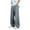 Gray, variant on BXINGOHAI Men's Loose Wide Leg Jeans Straight Baggy Hip hop Streetwear Skateboard Pants Today Sales Black,M