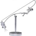 thumbnail image 1 of Kinetic Fishing Sculpture - Balance Art for Your Space, 2025 Fisherman Home Decoration, 1 of 5