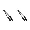 thumbnail image 1 of Moyic BBQ Grilling Tong Anti-skid Barbecue Food Restaurant Clip Accessory Tool Grill Kitchen Household Reusable Portable 27.5x4cm 2Conjunto, 1 of 6