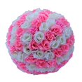 thumbnail image 1 of 20 cm Artificial Rosa Flor de Seda Bola Colgante Decoración Del Banquete de Boda Centro de Mesa, 1 of 5