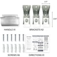 thumbnail image 2 of AOSKY Zebra Shades Accessories Replacement Installation Brackets Easy to Install Roller Blinds Repair Kit, 2 of 2