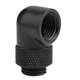 thumbnail image 1 of 90 Degree Angle Rotary Elbow Connector G1/4 Thread For Pc Water Cooling Black, 1 of 5