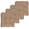 thumbnail image 1 of Cojín para silla Sweet Home Collection, espuma viscoelástica triturada, color topo, 1 of 5