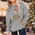 thumbnail image 2 of RMGVDSD Christmas Hoodies for Girls Cute Graphic Sweatshirt Long Sleeve Pullover Tops Trendy Holiday Hoodie Fall Winter Clothes Holiday Clothes 3-4 Years, 2 of 4