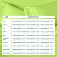 thumbnail image 3 of 400 Thread Count 4 Pcs Sheet Set Deep Pocket 18 Inch 100% Egyptian Cotton Color Parrot-Green Size Queen, 3 of 5