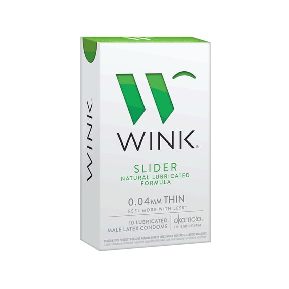 Okamoto Wink Slider Condoms | 10-Pack