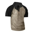 thumbnail image 1 of pstuiky camisetas de hombre, Blazer informal de manga larga con cuello redondo para hombre, color liso, transpirable, para fitness camisetas de hombre m, 1 of 9