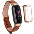 thumbnail image 2 of Compatible con correa de reloj Fitbit Luxe, elegante correa de piel de, 2 of 2