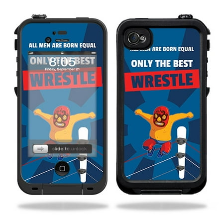 Skin For Lifeproof iPhone 4 / 4S Case – Best Wrestle | MightySkins Protective, Durable, and Unique Vinyl Decal wrap cover | Easy To Apply, Remove, and Change Styles | Made in the (Best Place To Trade In Iphone 4)