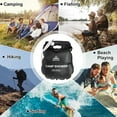 thumbnail image 4 of Portable Solar Camp Shower,5 Gallon/20L Collapsiblely Water Container,Black, 4 of 4