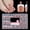A1-French Brown, variant on Pure White Toenails Press On, 180Pcs Pre-buffed Soft Gel Press On Toenails Short Square Full Cover No Need Filing 15 Sizes White Fake Toenails Extensions for Women Home Salon Pedicure