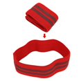 thumbnail image 3 of Bandas de ejercicio de cadera de resistencia elástica para entrenamiento de yoga muslos piernas fitness (rojo S), 3 of 8