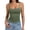 Army Green, variant on Women's Basic Double Lined Scoop Neck Tank with Adjustable Spaghetti Straps And Scoop Neck Summer Sleeveless Tops Army Green L