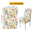 thumbnail image 7 of TSOVTHRID Floral Geometric Patchwork Print 5-Piece Tablecloth and Chair Covers Set, Stretchable Washable Spandex Table Cloth with Dinning Chair Cover for Home, Hotel, Banquet, Wedding, Party Decor, 7 of 7
