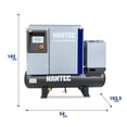 thumbnail image 3 of Compresor De Tornillo 3 En 1 De 5hp HANTEC Con Tanque Y Secador, 3 of 5