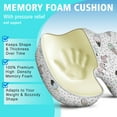 thumbnail image 5 of Premium Unicorn Pattern Memory Foam Seat Cushion Ergonomic Chair Pad for Office Chair, Car, Airplane & Bleachers Sciatica, Tailbone Hip & Back Pain Relief - Chair Cushion for Long Office Workers., 5 of 5
