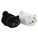 thumbnail image 2 of Almohada de peluche de gato, 2 piezas de peluche de gato de dibujos animados, muñeco de peluche de gato suave, almohada de gato negro, integración perfecta, 2 of 14