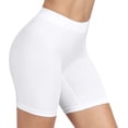 thumbnail image 1 of 3 Pack Slip Shorts Womens Comfortable Seamless Smooth Shapewear Slip Shorts for Under Dresses, 1 of 6