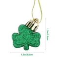 thumbnail image 2 of Colgante de decoración verde con tréboles para el día de San Patricio, delicado adorno colgante, 24 unidades, 2 of 6
