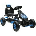 thumbnail image 1 of Aosom Kart à Pédales avec Siège Ajustable, Roues en Caoutchouc à Absorption des Chocs, Bleu, 1 of 10