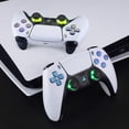 thumbnail image 6 of eXtremeRate RGB LED Button & Thumbstick Kit for PS5 BDM-030/040/050/060 – 7 Colors 9 Modes, Transparent D-pad & Face Buttons - Chameleon Purple Blue, 6 of 9