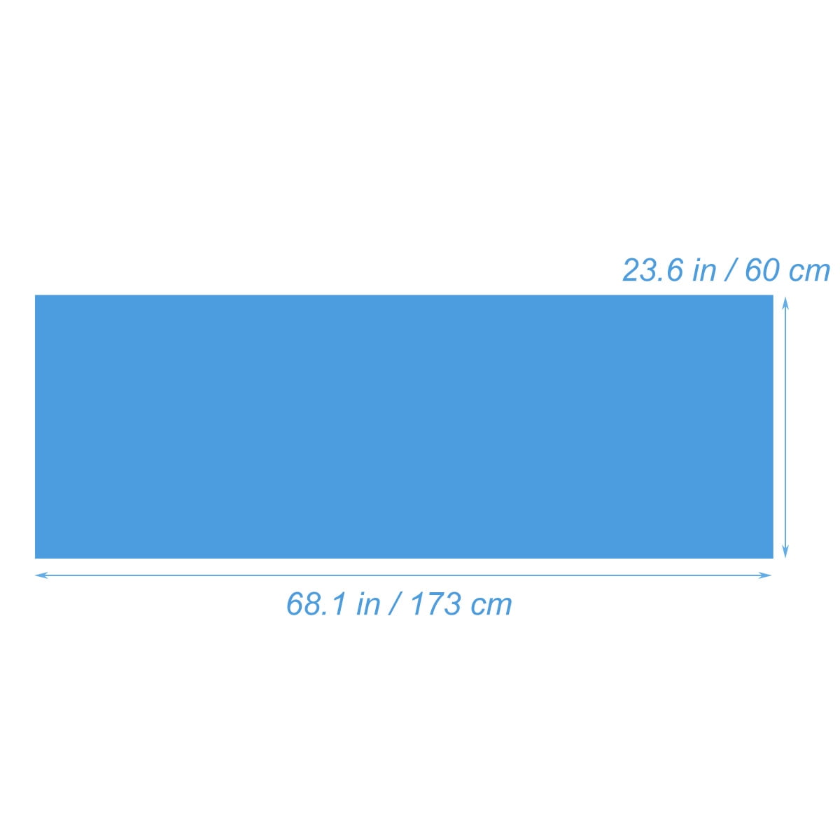 2pcs Portable EVA Yoga Mat Anti-slip Yoga Fitness Mat Outdoor Camping Exercise Mat for Hot Yoga Pilates Aerobic Fitness Stretching Routines (Blue)