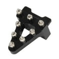 thumbnail image 1 of CNC Motorcycle Foot Brake Pedal Plate Tip for Bikes Durable Premium Black, 1 of 8