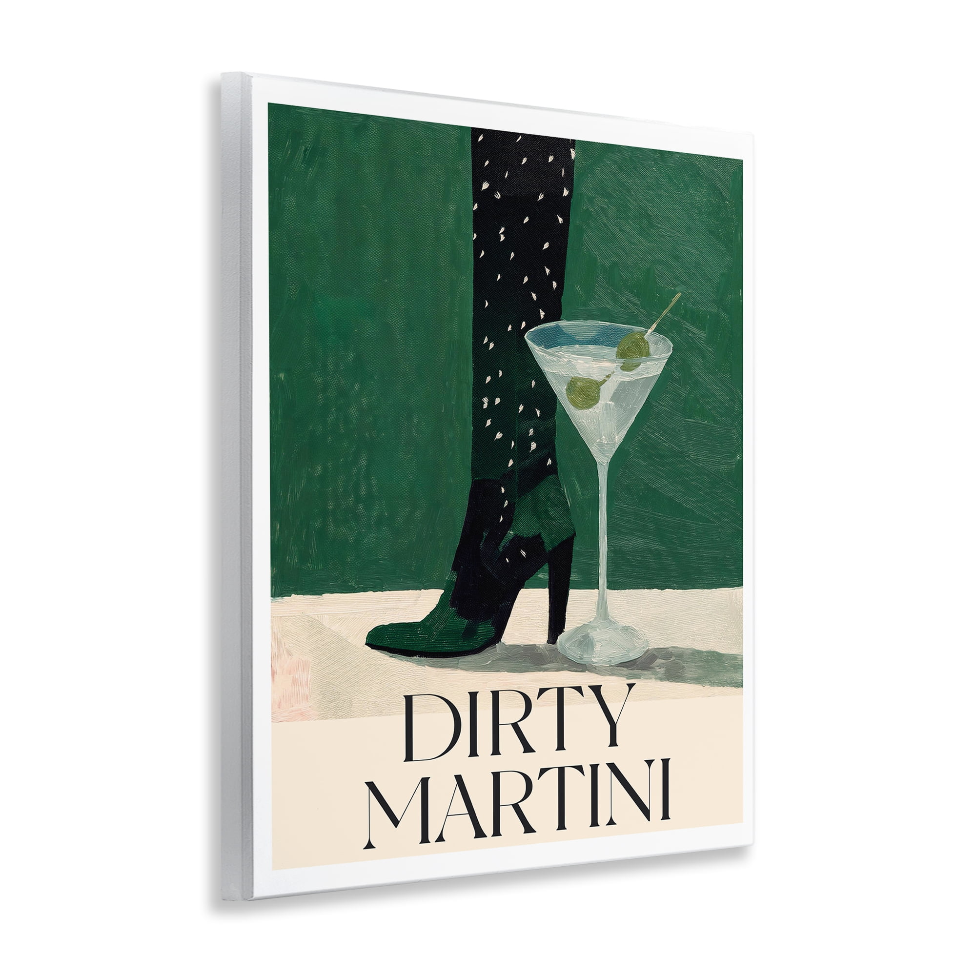 Stupell Industries Dirty Martini Stylish Heel Wall Plaque Art, design by Lettered and Lined