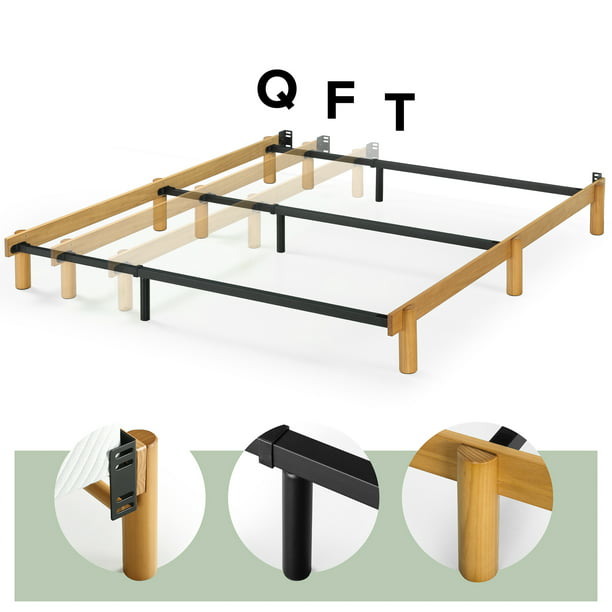 Wood Adjustable Bed Frame Twin, Metal Twin Full Queen Adjustable Bed Frame