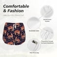thumbnail image 4 of Balery Leopard Print Pantalones cortos deportivos para mujer con forro y dos bolsillos, elásticos, para entrenamiento, gimnasio, yoga-XX-Large, 4 of 7