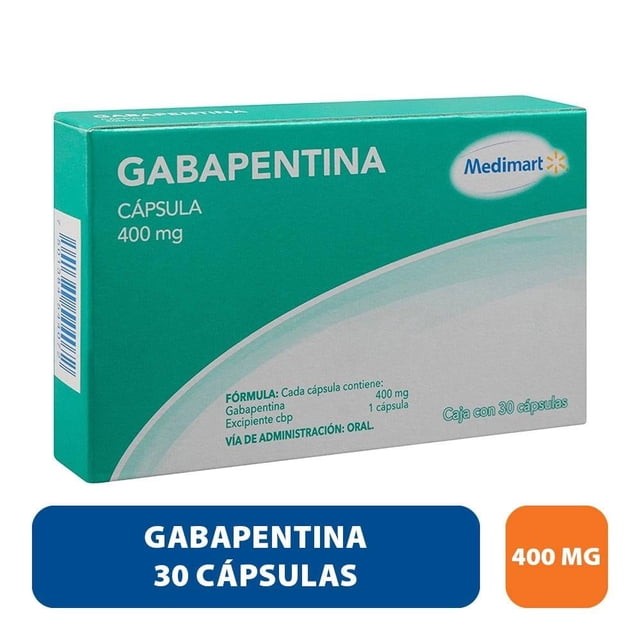 Gabapentina Medimart 400 mg 30 cápsulas