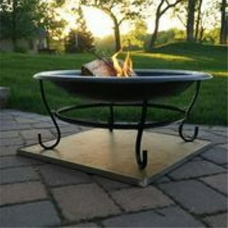 DeckProtect DP1002 12 x 12 Mat & Rack Fire Pit Combo - Walmart.com