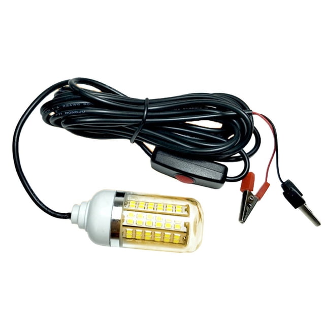 MYG 12/24V Fishing Light Ip68 Lure Fish Finder Lamp 108 LEDS 2835 Underwater Lights