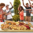 thumbnail image 4 of 36 x 24 Extra Large Bamboo Cutting Board for Kitchen with Juice Groove and Handles, Kitchen Heavy Duty Chopping Board for Meat, Bamboo Stove Top Cover, Wood Charcuterie Board Serving Tray, 4 of 7
