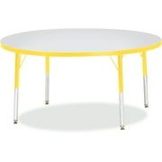 Angle View: Jonti-Craft Berries Elementary Height Color Edge Round Table
