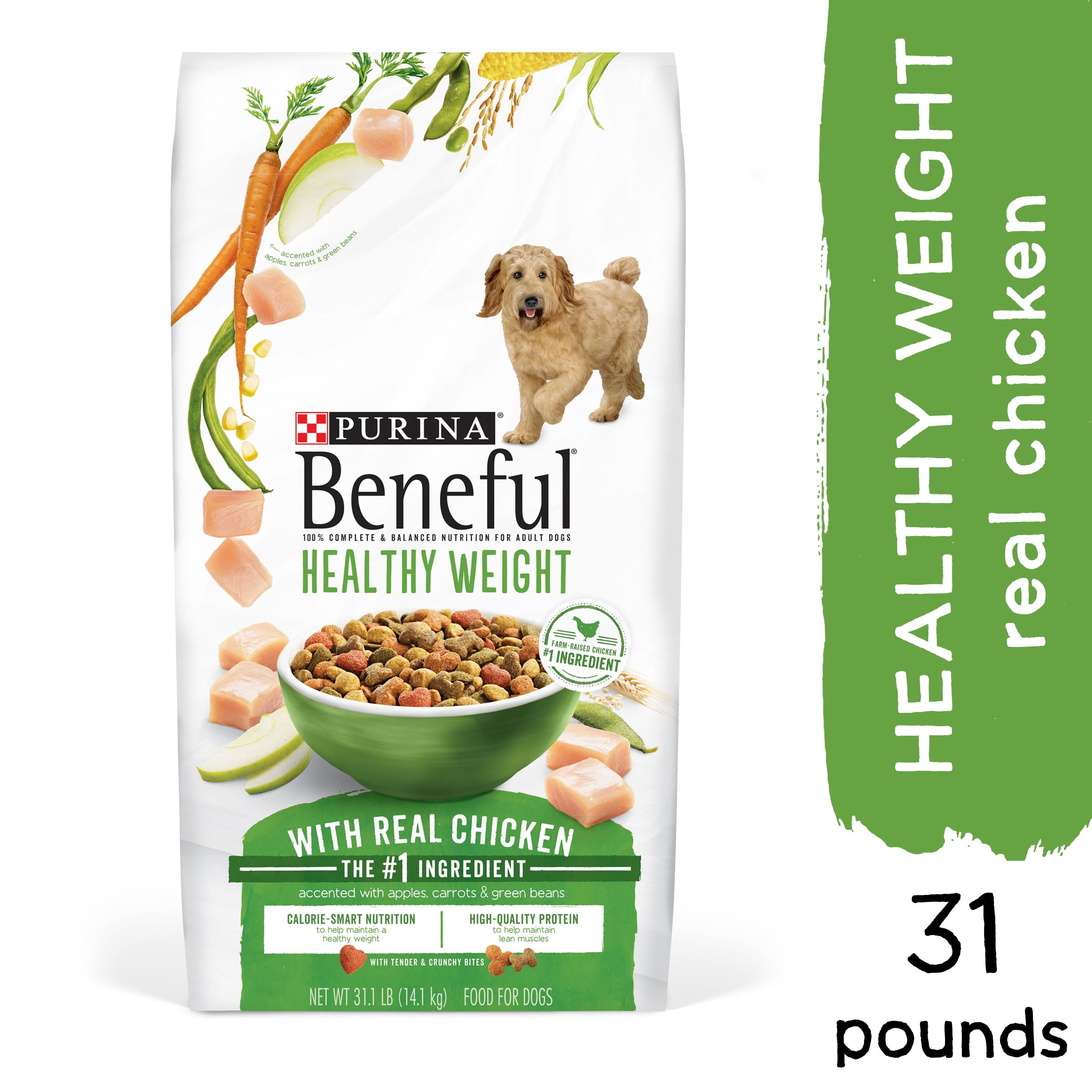 Purina Beneful Healthy Weight With Farm-Raised Chicken ...