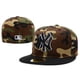 thumbnail image 2 of New Era New York Yankees sombrero hombres mujeres nueva gorra de béisbol americana nba Street Hipster Board gorra Hip Hop totalmente cerrada gorra no ajustable, 2 of 4
