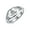 Silver, variant on Bling Jewelry Womens Unisex Silver Ring with Viking Celtic Infinity Knot Triquetra Signet Design