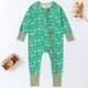 thumbnail image 1 of Cowsor Onepiece Romper Baby Boy Girl Newborn Zip Up Outfit Long Sleeve Rollover cuffs, 1 of 7