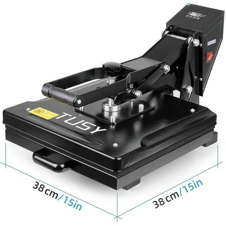  SUPER DEAL PRO 15 X 15 Digital Heat Press Machine Industrial  Quality Clamshell Sublimation Transfer Machine with Two Teflon Sheets for  T-Shirt, 110V : Arts, Crafts & Sewing